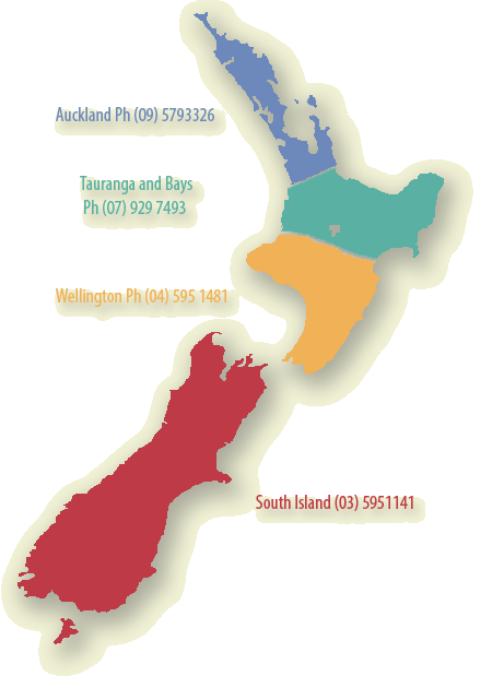 New Zealand Phone Numbers by region